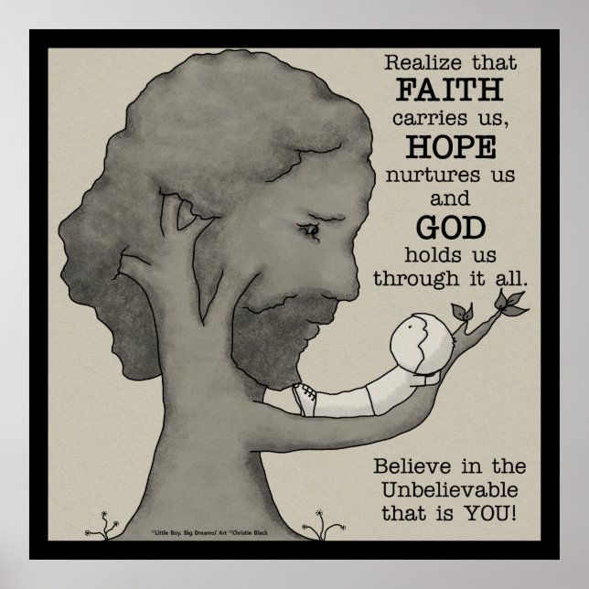 Póster Deus nos segura (Frente)