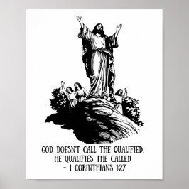 Poster Deus Qualifica o Chamado, Corinthians