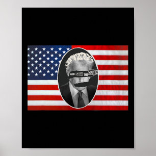 Poster Deus Salve A Rainha Anti Trump