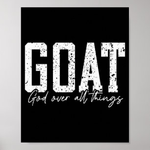 Poster Deus Sobre Todas as Coisas Jesus Cabra Legal Inspi