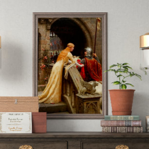 Poster Deus Speed Edmund Leighton Belas Artes Medieval