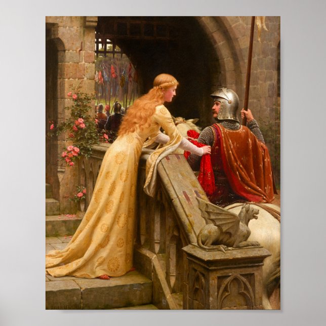 Poster Deus Speed por Edmund Blair Leighton (Frente)