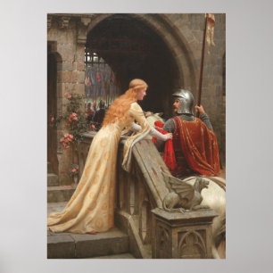 Poster Deus Speed por Edmund Blair Leighton, c. 1900