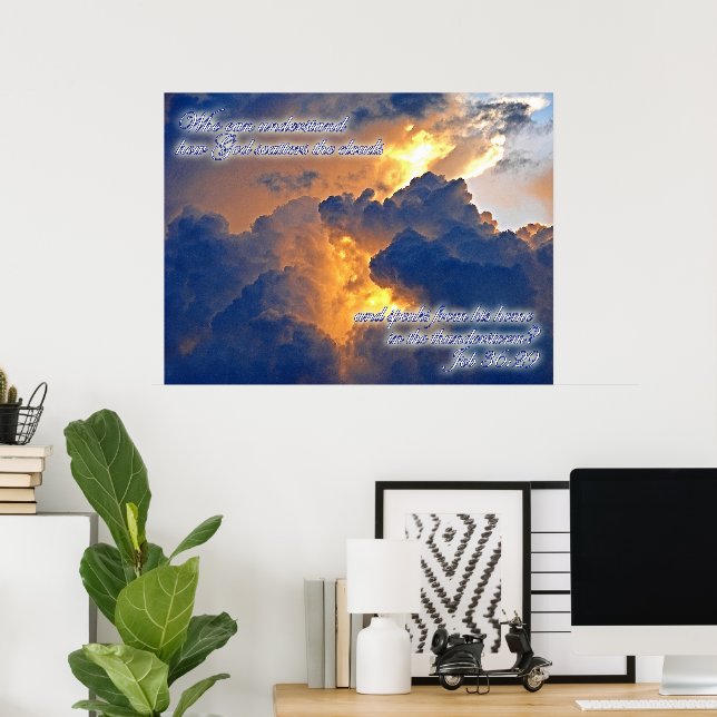 Poster Deus Todo-Poderoso (Escritório em casa)