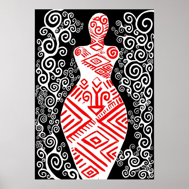 Poster Deusa antiga (Frente)