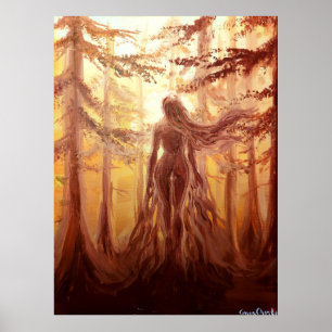 Poster deusa da floresta