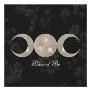 Póster Deusa da Lua Tripla do Orgulho das Bruxas