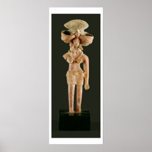 Poster Deusa da mãe do Terracotta, Mohenjodaro, 2300-175