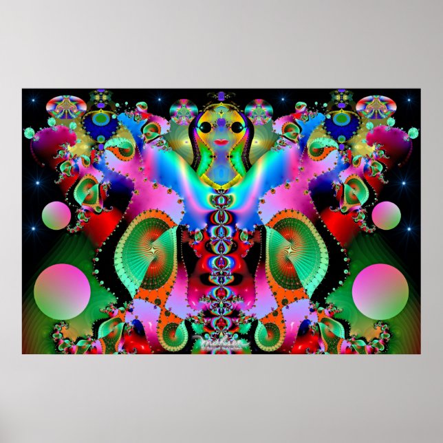 Póster Deusa das Cores (Frente)