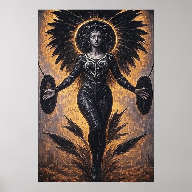 Poster Deusa das Sombras (Frente)