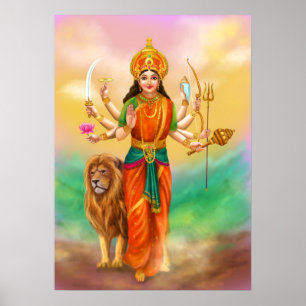 Póster Deusa de Durga