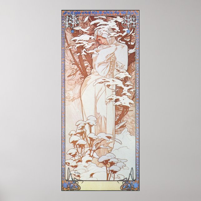 Póster Deusa de inverno (Frente)