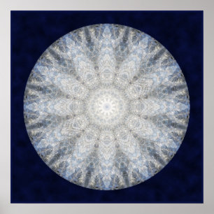 Póster Deusa de inverno Mandala