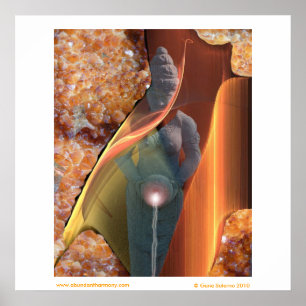 Póster Deusa de Shawarie da luz de cristal