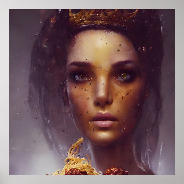 Poster Deusa dos Esparguete e Almôndegas (Frente)