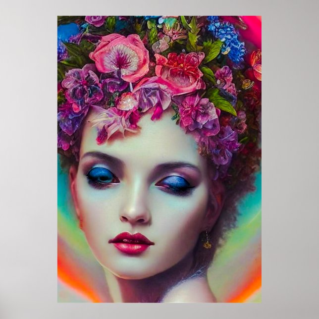 Poster Deusa Flor (Frente)