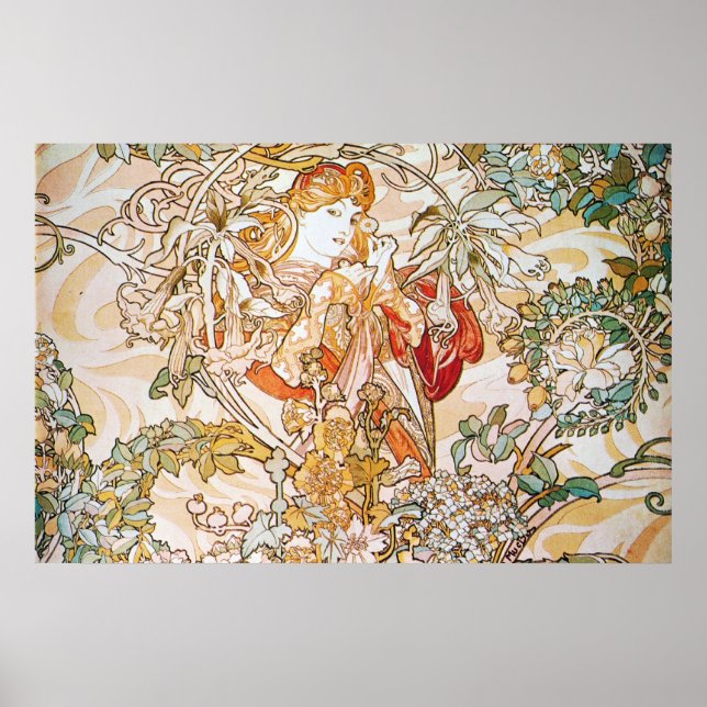 Póster Deusa Floral (Frente)