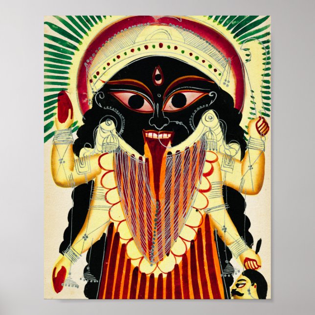 Poster Deusa Hindu Kali (Frente)