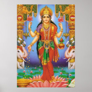 Poster deusa-Lakshmi