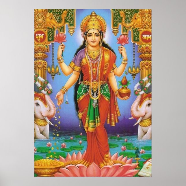 Poster deusa-Lakshmi (Frente)
