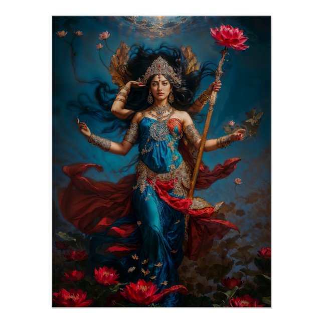 Póster Deusa Lakshmi  (Frente)