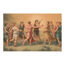 Deuses dançando nas Nuvens com Deusas