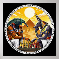Deuses de mitologia egípcia e dente de Anubis