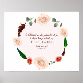 Poster Deuteronomia 31:8 O Senhor Vai Antes De Você