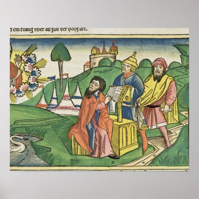 Póster Deuteronomia: Frontispício em que Deus faz o L (Frente)