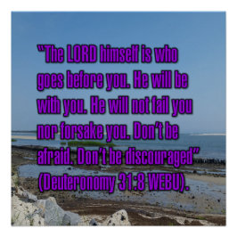Póster Deuteronomy 31:8 WEBU