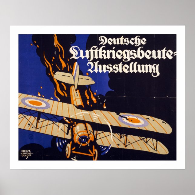 Póster Deutsche Luftskreigsbeute (branco) (Frente)