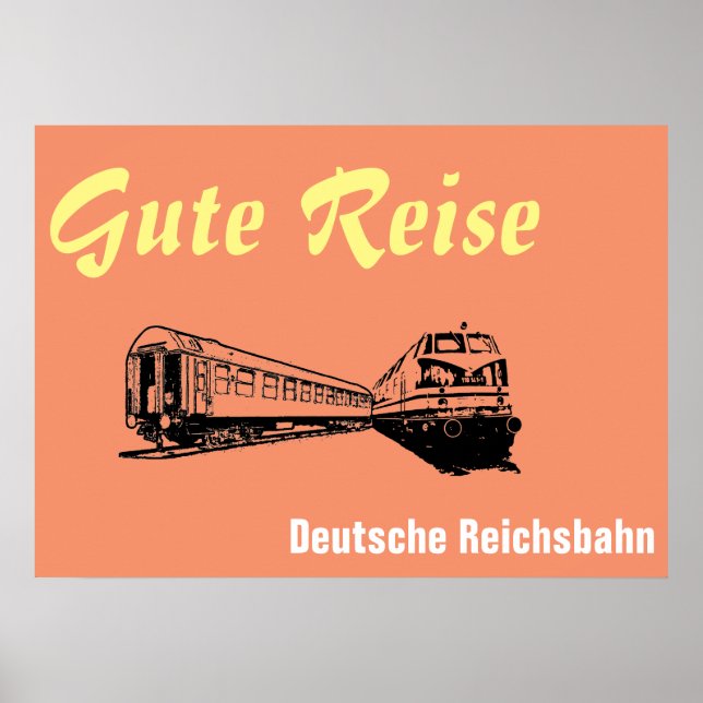 Poster Deutsche Reichsbahn (Frente)