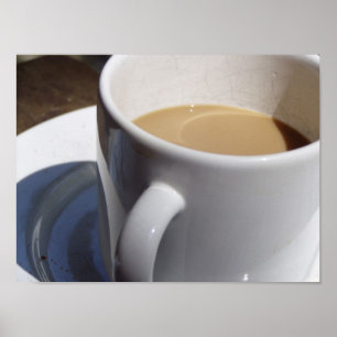 Póster Deux do copo de café