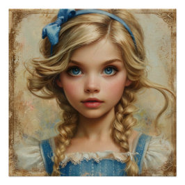 Póster Devaneio do País das Maravilhas da Alice: Capricho