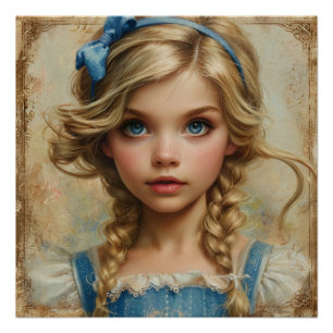 Póster Devaneio do País das Maravilhas da Alice: Capricho