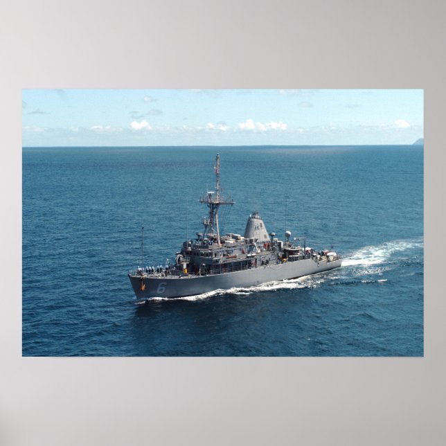 Poster Devastador USS (MCM 6) (Frente)