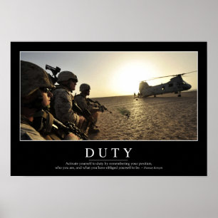 Poster Dever: Citações inspiradas 1