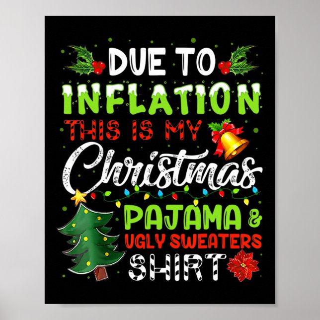 Poster Devido À Inflação Este É O Meu Natal Útil (Frente)