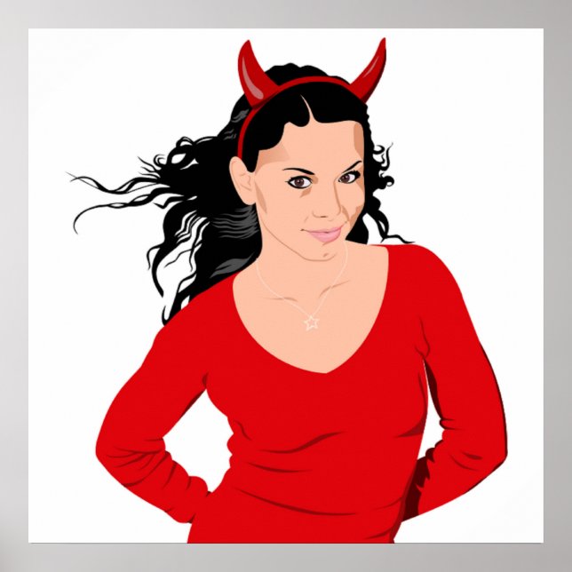 PÓSTER DEVIL GIRL (Frente)