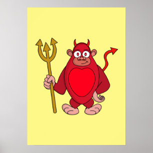 Poster Devil Gorilla