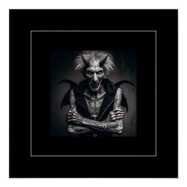 Póster Devilish Nature por Chuck Vest Poster (Frente)
