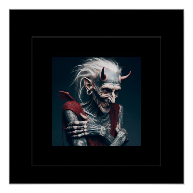 Póster Devilish Nature por Chuck Vest Poster (Frente)