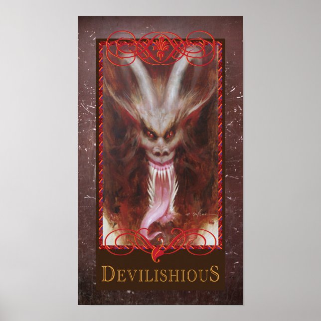Póster Devilishious 1-Impressão (Frente)