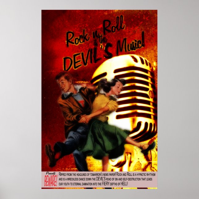 Póster Devils Music (Frente)