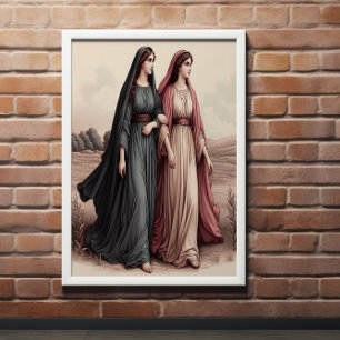 Poster Devoção do Eterno de Ruth em uma jornada humilde