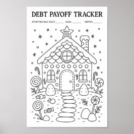 Poster Devolução de Dívida - Rastreador da Casa Gingercak