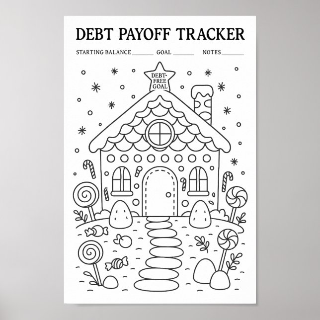 Poster Devolução de Dívida - Rastreador da Casa Gingercak (Frente)