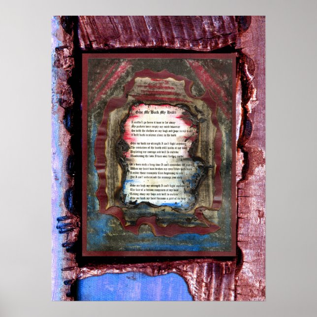 Poster Devolva Meu Coração (Frente)