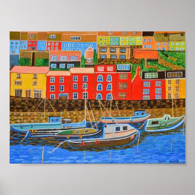 Poster Devon Brixham (Frente)