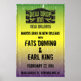 Poster Dew Drop Inn New Orleans Show
